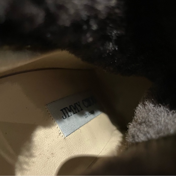 Jimmy Choo chocolate shearling boots size 38 - Picture 7 of 16